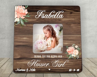 flower girl photo frame