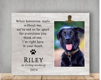 Pet Memorial, Pet Loss Gift, Dog Memorial Frame, Pet Bereavement, Pet Sympathy Gift,   Personalized Pet Frame, Cat Remembrance Frame