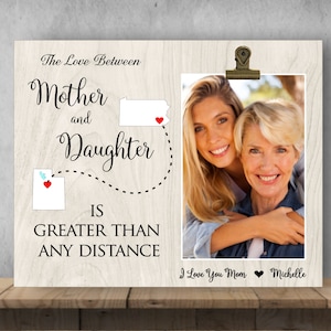 Gift for Mom, Mother&#39;s Day Gift for Mom, Mother Gift, Personalized Picture Frame,Mother Daughter Gift,Long Distance,Miss You Gift,Mom,Mother