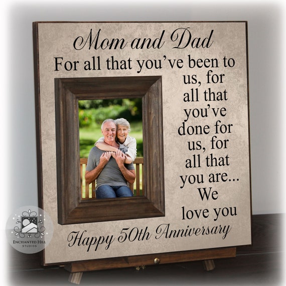 50th Anniversary Gift 50th Anniversary Gift For Parents Etsy