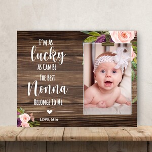Personalized Nonna Picture Frame, Mother's Day Gift
