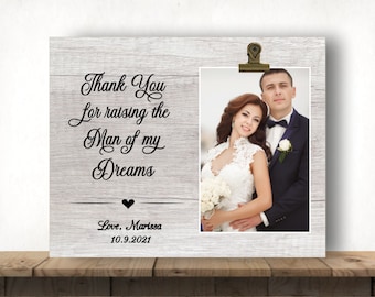 Mother of the Groom Gift, Gift for Mother of the Groom, Thank you for Raising the Man of My Dreams, Gift from Bride to Mother of the Groom