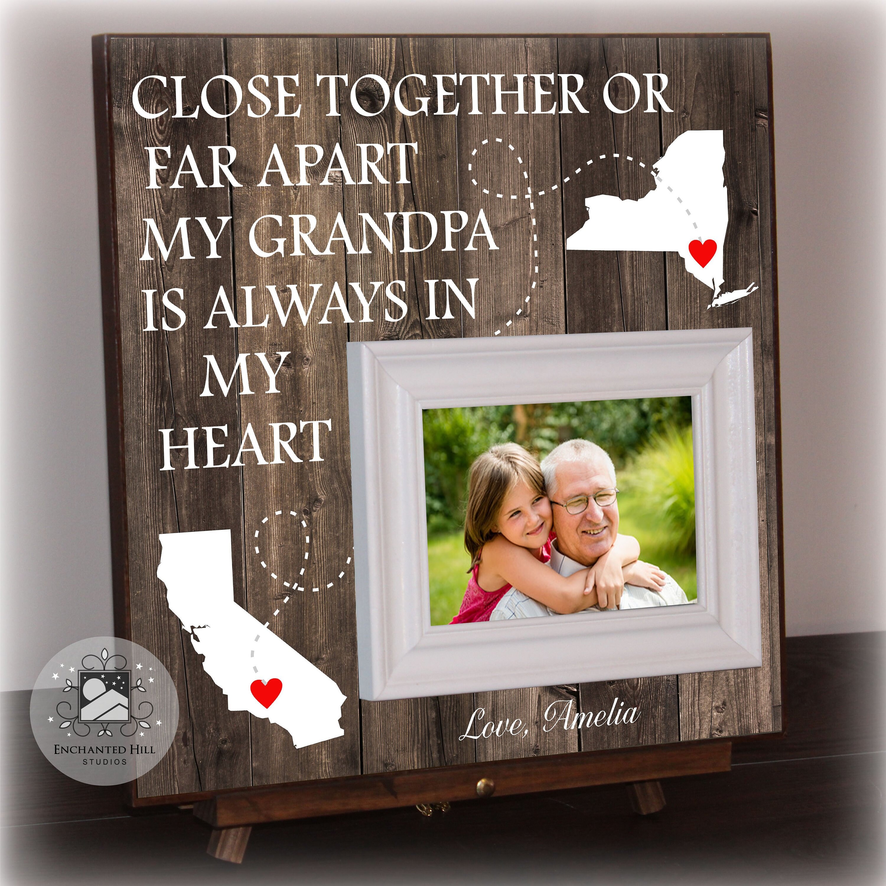 Download Father S Day Gift For Grandpa Gift For Grandpa Living Far Etsy