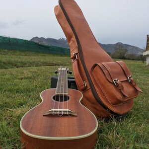 Distinctive and luxurious custom made Ukulele case Your music is unique, your case too. image 4