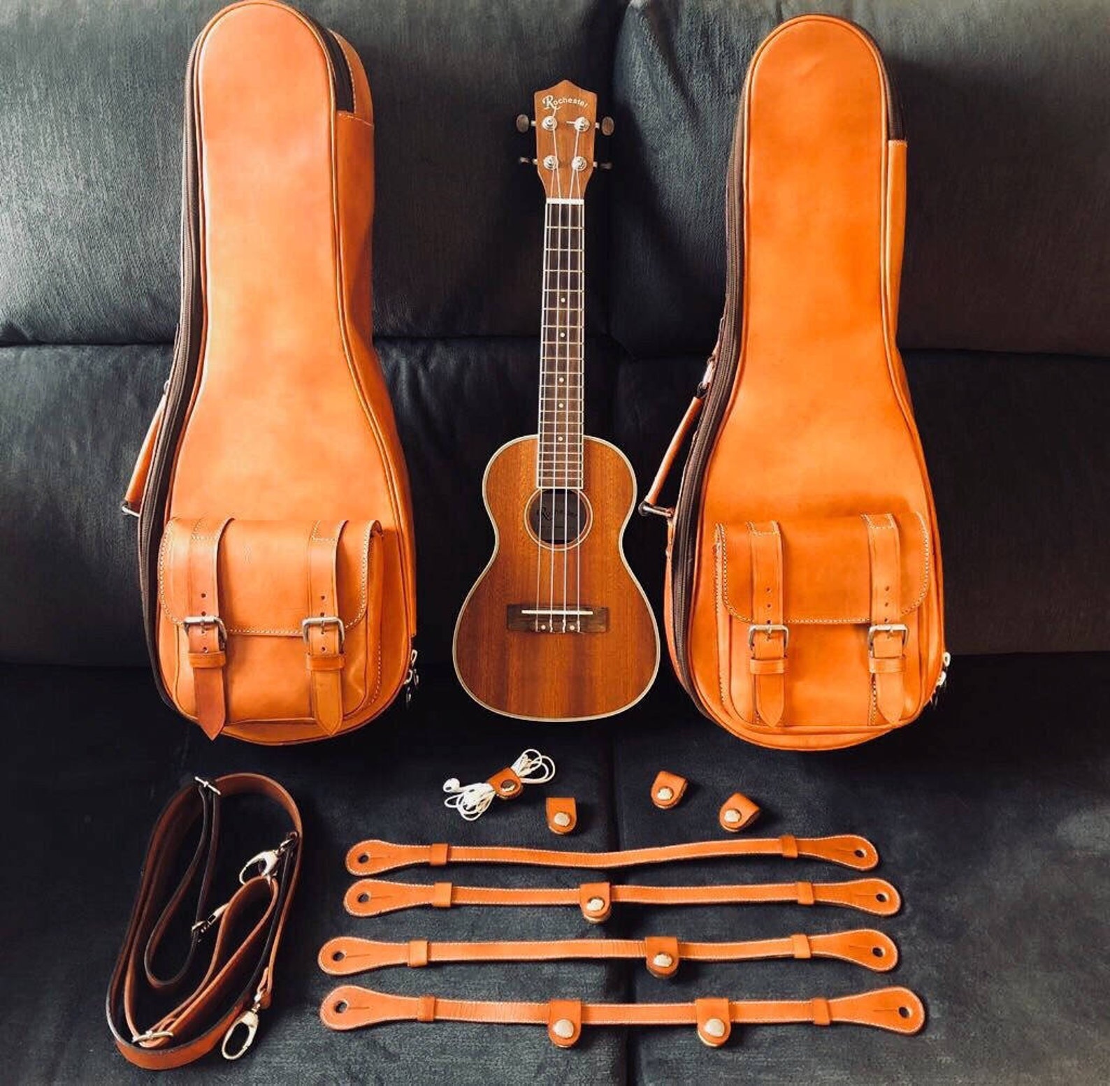 Distinctive and luxurious custom made Ukulele case Your Etsy