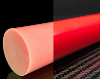 HyperGlow RED Glow in the dark rods Skur Composites Reusable Rechargeable Bright day color and night glow