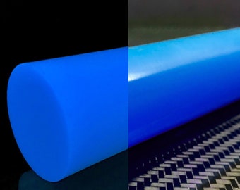 HyperGlow BLUE Glow in the dark rods Skur Composites Reusable Rechargeable Bright day color and night glow