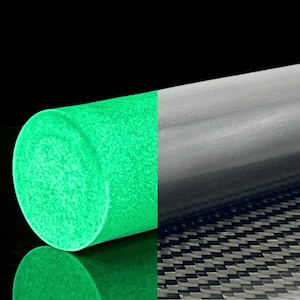 HyperGlow DARK SIDE GREEN Glow in the dark rods Skur Composites Reusable Rechargeable Bright day color and night glow