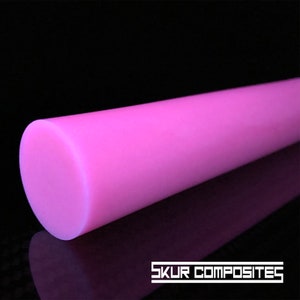 HyperGlow PINK Glow in the dark rods Skur Composites Reusable Rechargeable Bright day color and night glow image 2