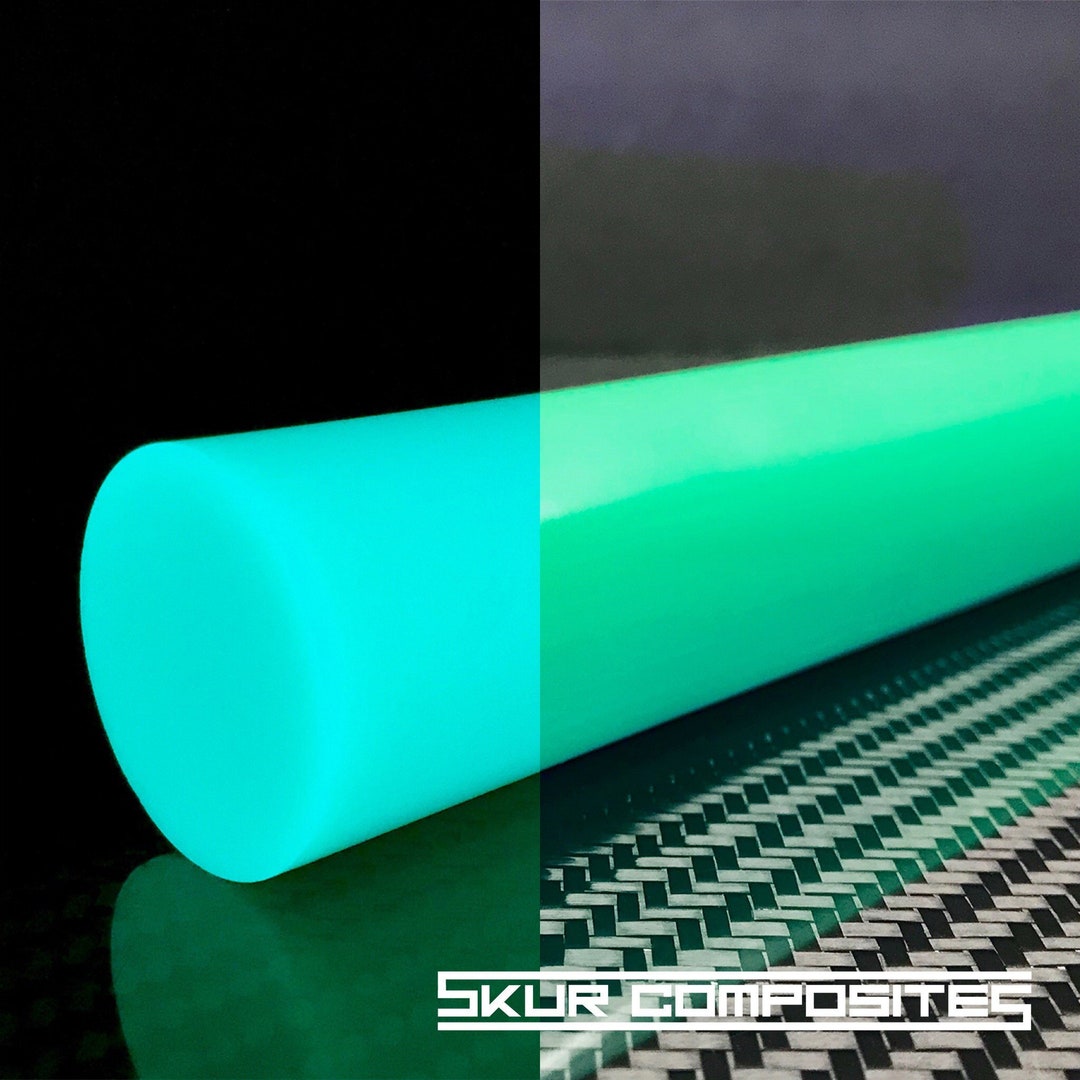 Hyperglow AQUAMARINE Glow in the Dark Rods Skur Composites Reusable