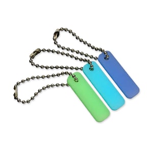 Glow in The Dark Camping Military Survival Markers with 4 inch Ball Chain HyperGlow Skur Composites