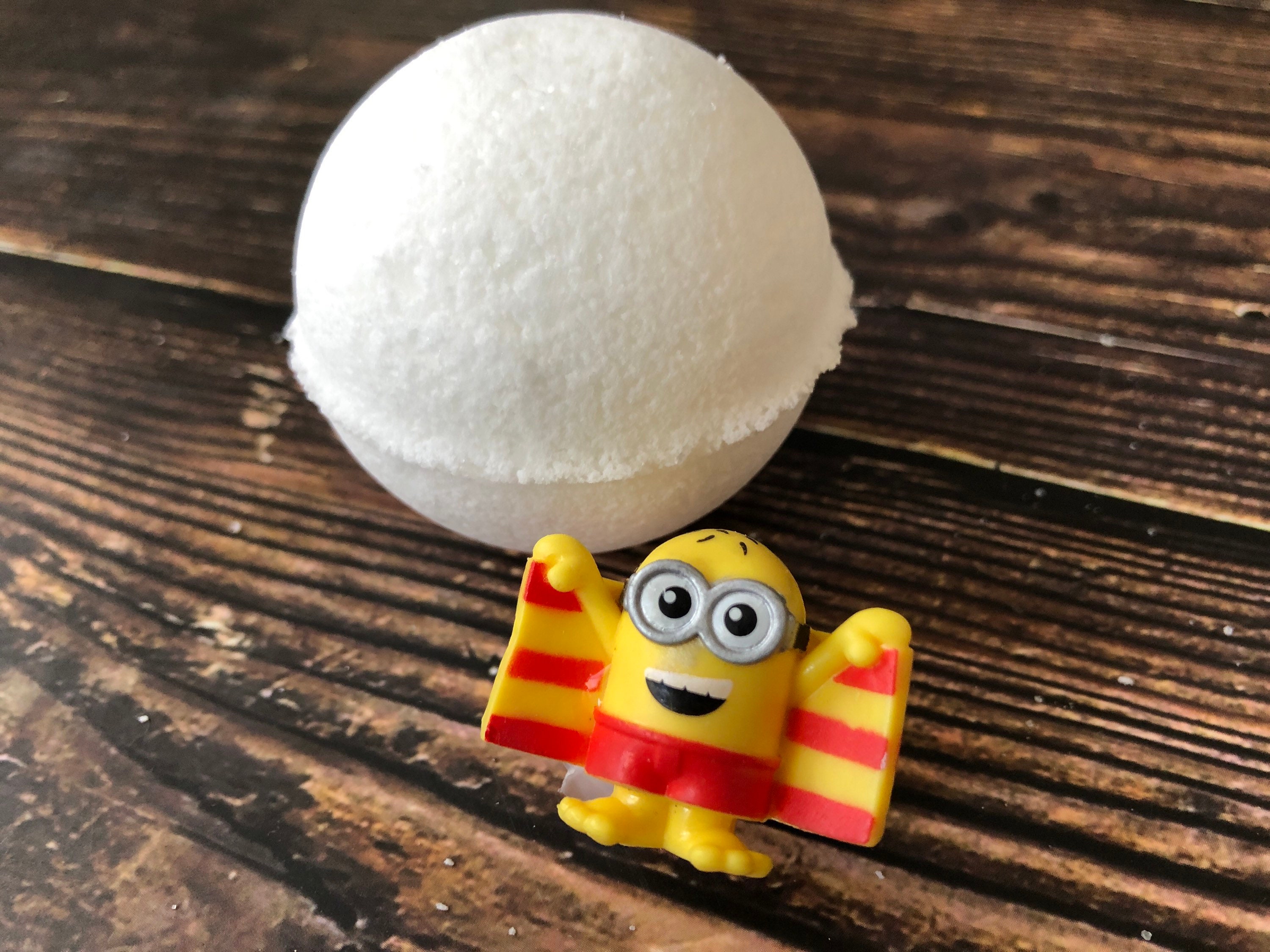 Kids Bath Bomb Minions Bath Bomb Kids Surprise Bath Bomb Etsy