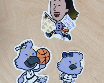handmade violet baller stickers