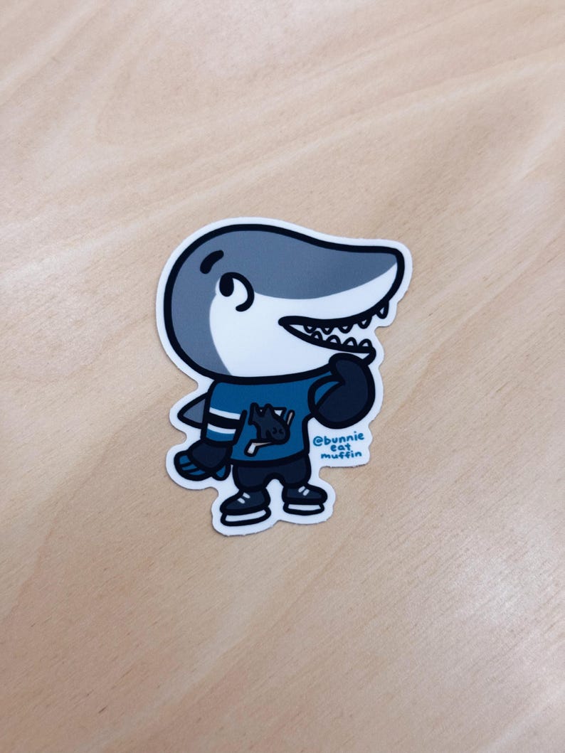 Bay Area Mascots Vinyl Sticker (NEW SHARKIE) image 4