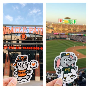Bay Area Mascots Vinyl Sticker (NEW SHARKIE) image 3