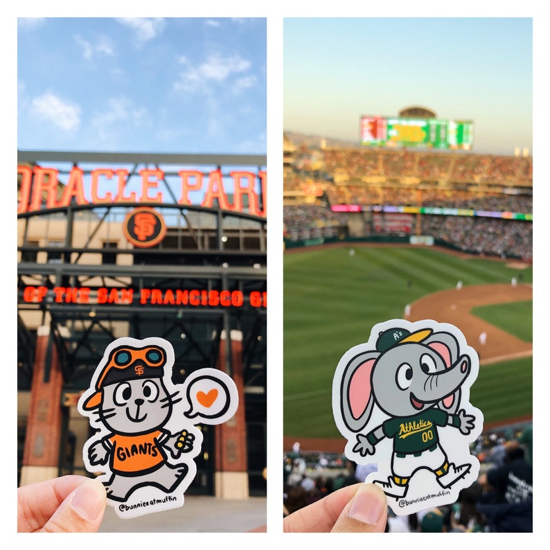 Bay Area Mascots Vinyl Sticker (NEW SHARKIE) image 3