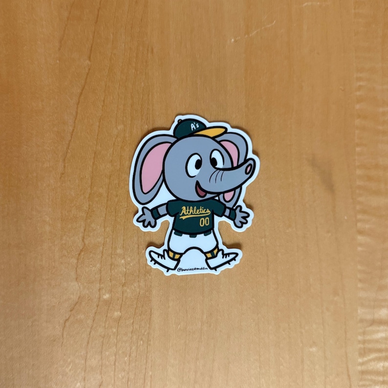 Bay Area Mascots Vinyl Sticker (NEW SHARKIE) image 2