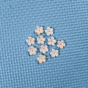 12mm 9pcs Natural Queen Conch Shell Flower Loose Beads for jewelry making