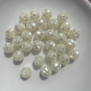 10pcs Natural Handmade mother of pearl MOP shell mosaic ball round DIY gemstone loose beads for jewelry making 8mm 10mm 12mm