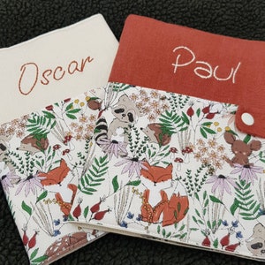 Personalized health book cover, many fabrics