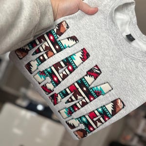 Embroidered Western Mama Sweatshirt | Simple Gift | Mother’s Day | Birthday Gift | Gift Ideas image 2
