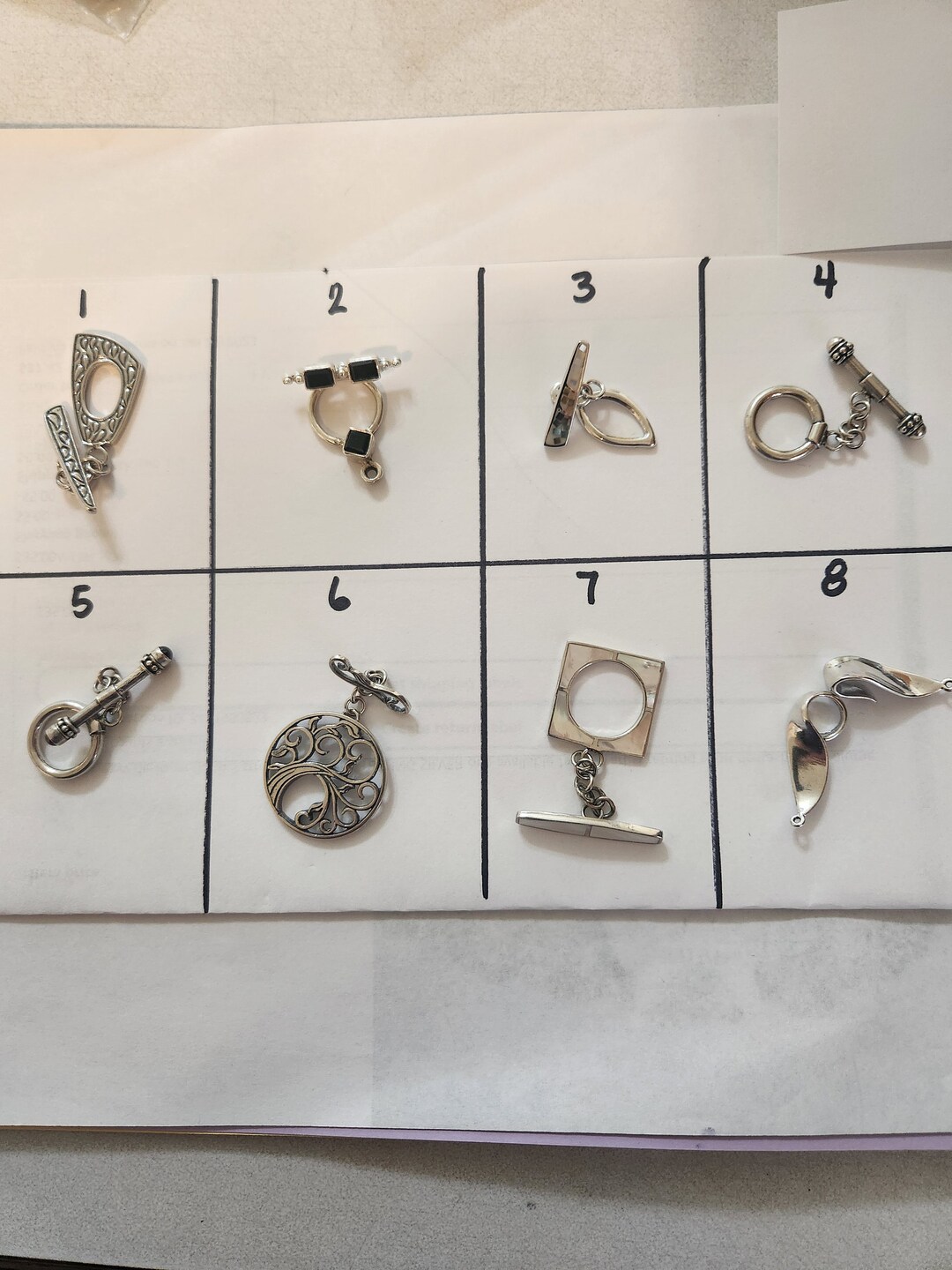 Sterling Silver Brand New Toggles SOLD INDIVIDUALLY Chelle' Rawlsky