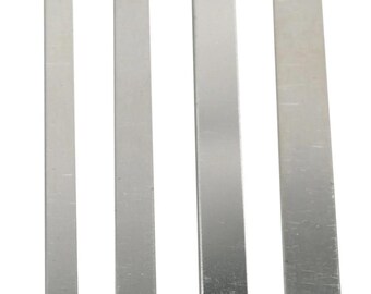 My Jewelry Supply 1 Foot 925 Sterling Silver Bezel Strip Wire – 1" Wide, Dead Soft, 20/22/30 Gauge, USA