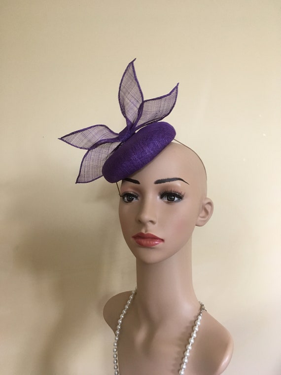 Purple Wedding Hat Purple Hat Purple 