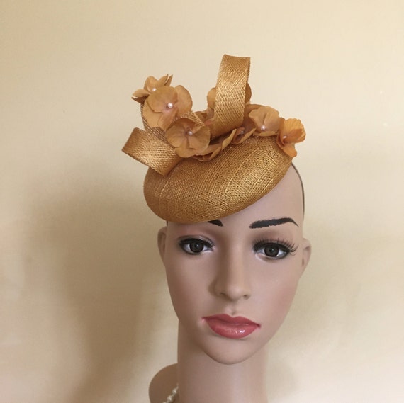 Mustard Wedding Hat Mustard Hat Mustard 