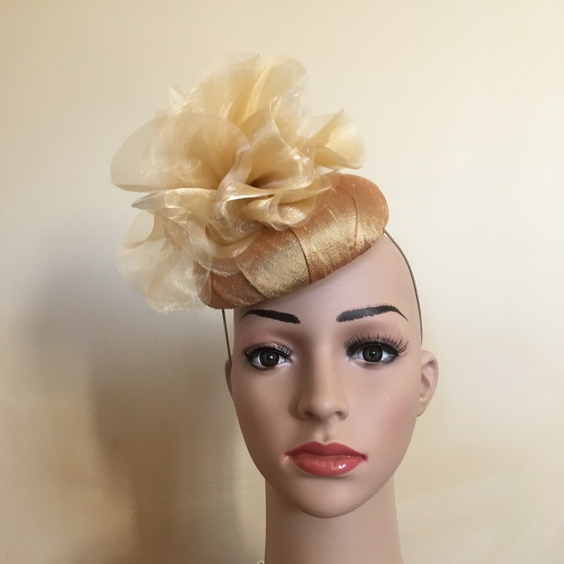 gold wedding hat