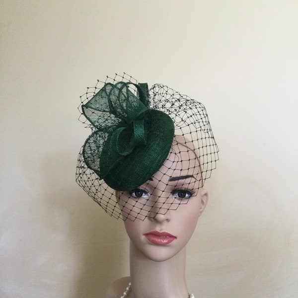 Green Fascinator Etsy UK