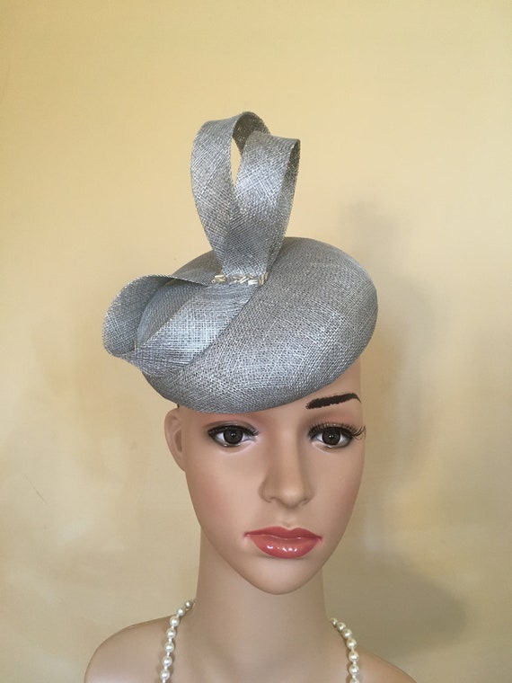Silver Hat Silver Wedding Hat Silver 