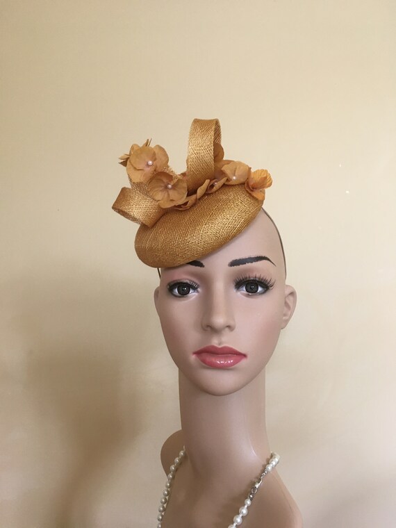 Mustard Wedding Hat Mustard Hat Mustard 