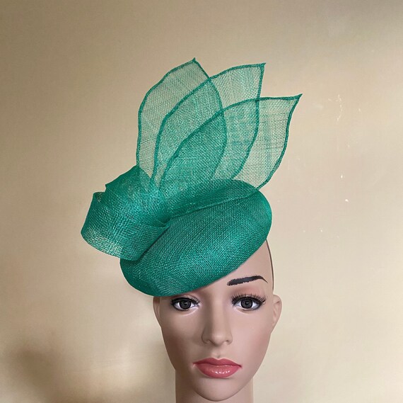 Emerald Green Hat Green Hat Ascot Hat 