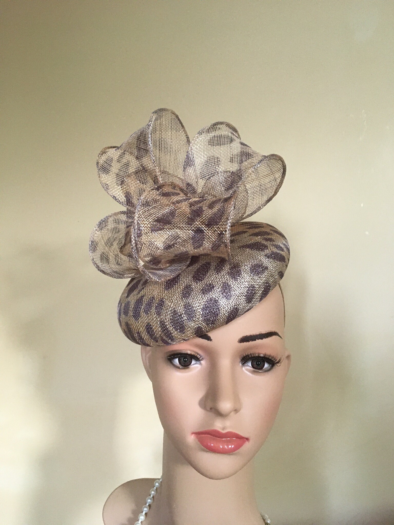Leopard Print Wedding Hat Leopard Hat 