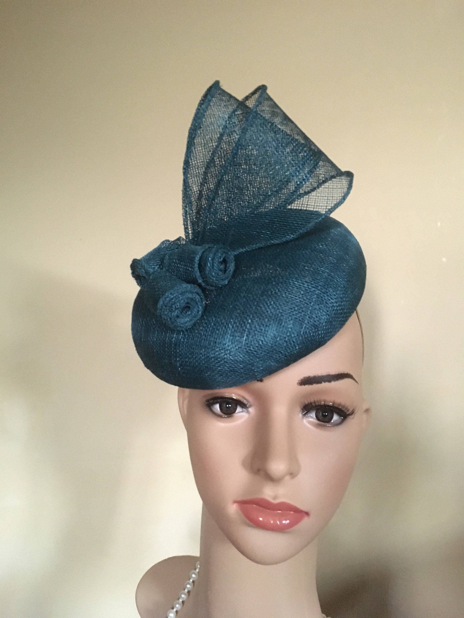 Teal Wedding Hat Teal Hat Teal 