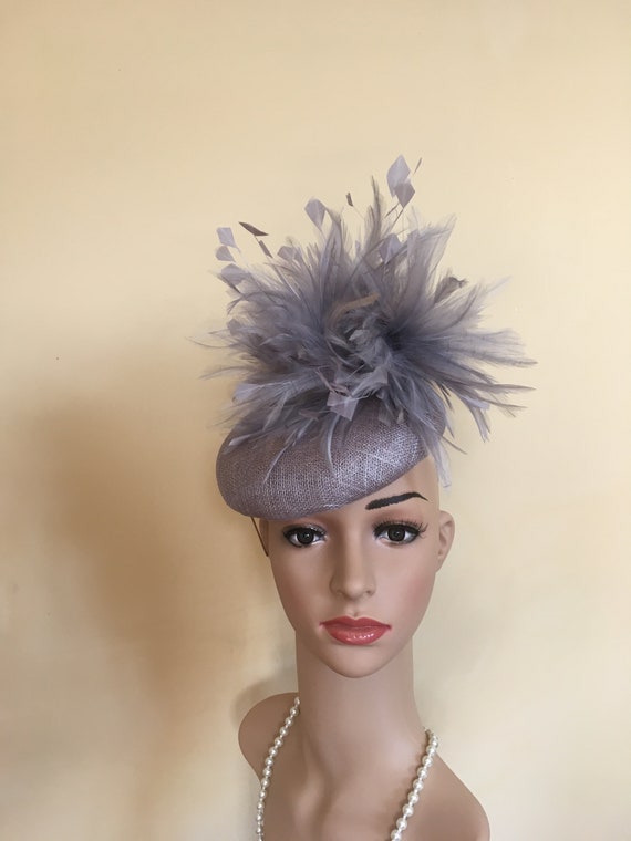 grey hats and fascinators