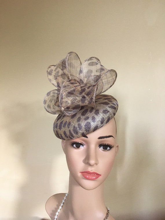 Leopard Print Wedding Hat Leopard Hat 
