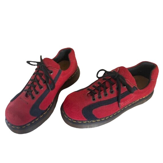 red suede dr martens