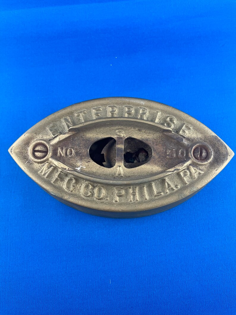 Vintage Sad Iron Enterprise Mfg. Co. Philadelphia, PA Etsy