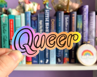 Queer Holographic Sticker