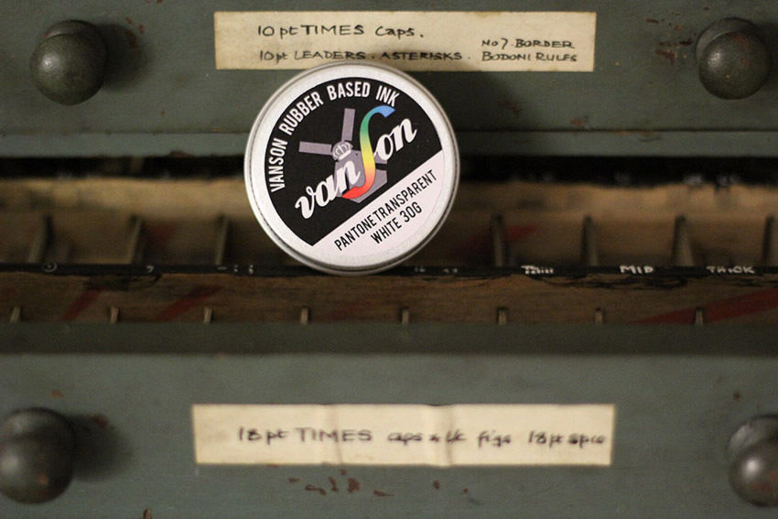 Letterpress Ink Rubber Based Ink Vanson Ink Starter's Pack 6x30g Etsy