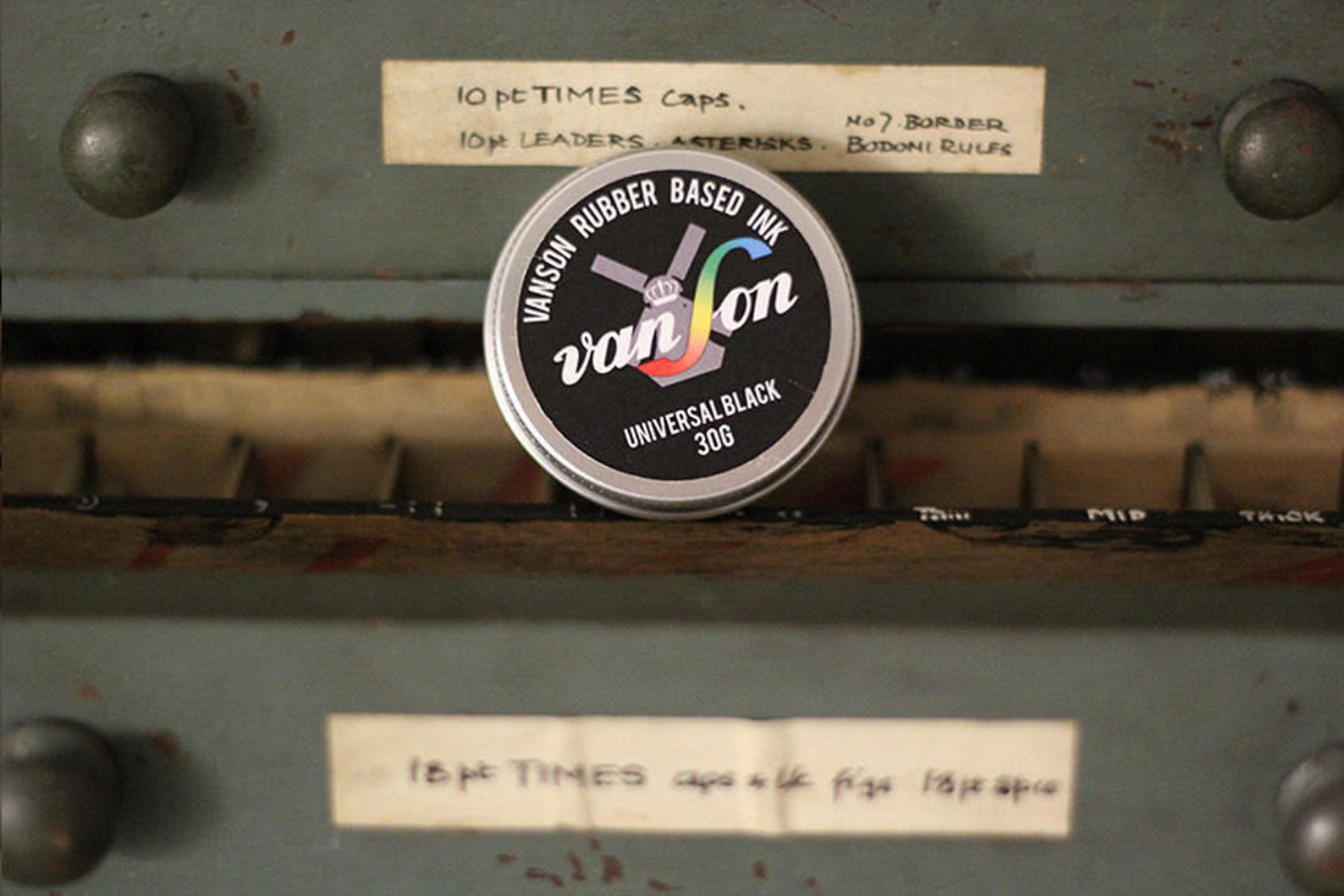 Letterpress Ink Rubber Based Ink Vanson Ink Starter's Pack 6x30g Etsy