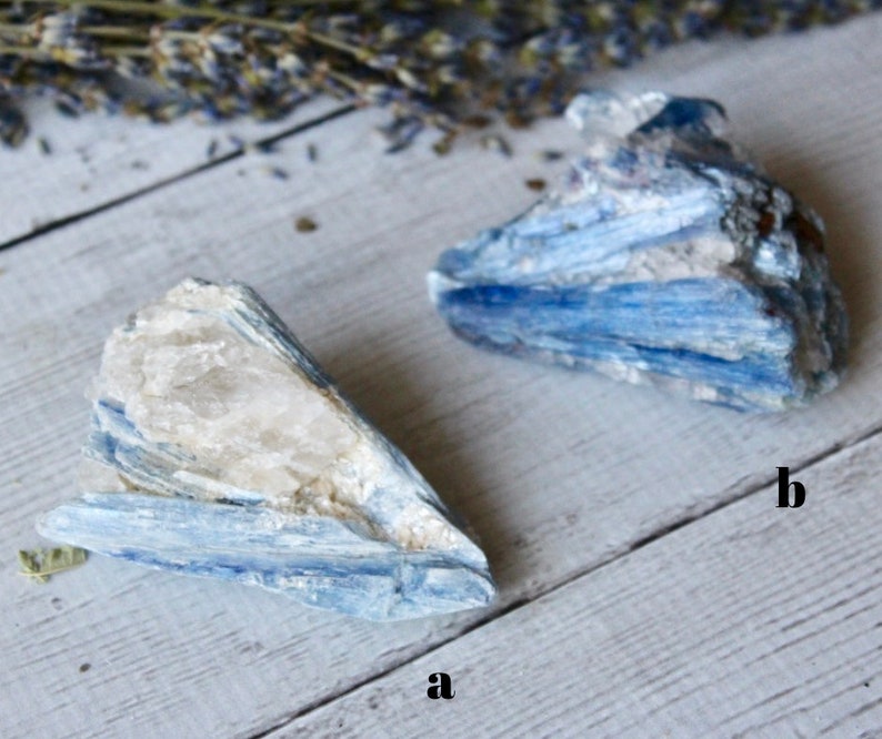 Kyanite Crystal Throat Chakra Third Eye Chakra Balancing Etsy