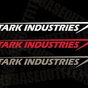 Stark Industries LARGE vinyl decal