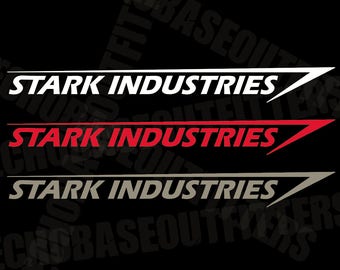 Stark Industries LARGE vinyl decal