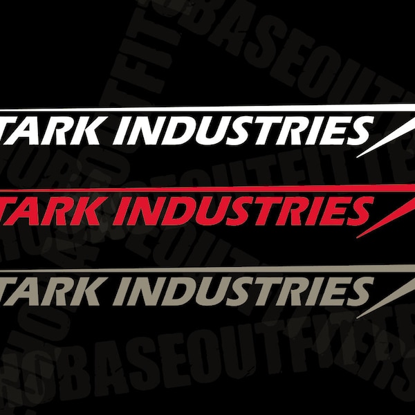 Stark Industries LARGE vinyl decal