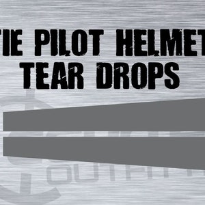 TIE Fighter Pilot tear drop stripe decals 501st Legion