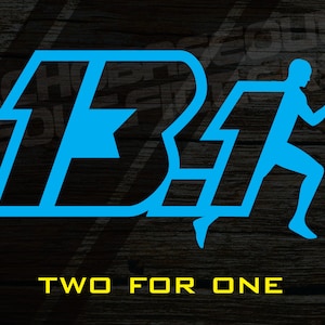 13.1 Half Marathon Runner male decal window sticker