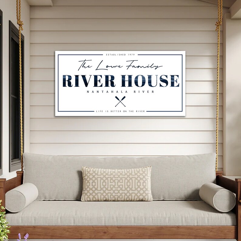 Personalized River House Sign - Thumbnail 5